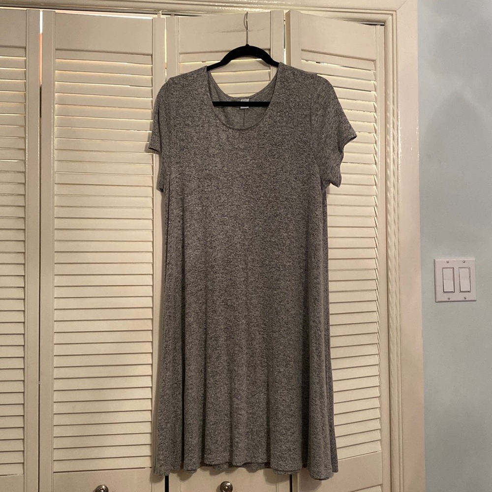 Grey T-Shirt Dress